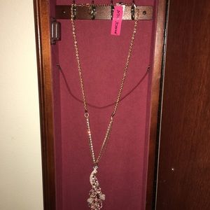 Betsy Johnson peacock necklace